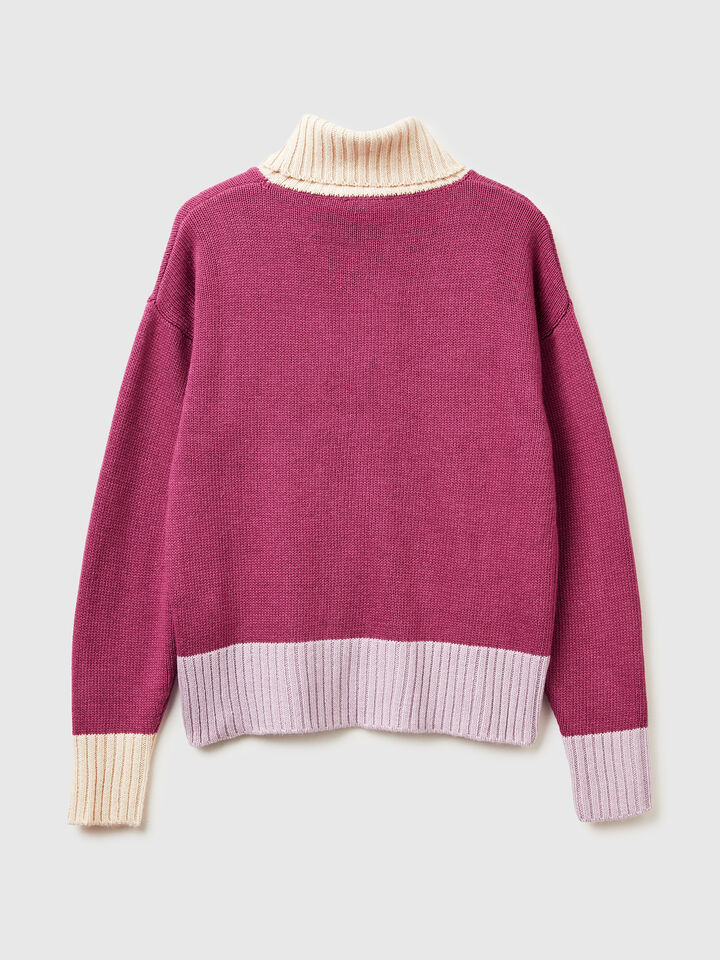 TURTLE NECK SWEATER Women image number 6